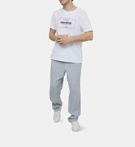 Pixel Woven Linen Pants