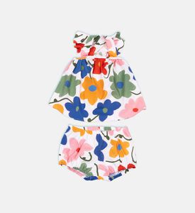 Sun Set Maxi Flowers Dress