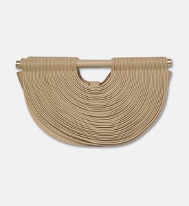 Cult Gaia Lou Fringe Leather Top Handle Bag, Packshot View