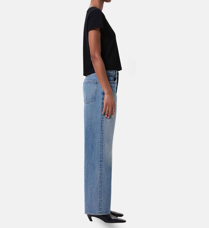 Agolde Mid Rise Straight-leg Pants, Model View