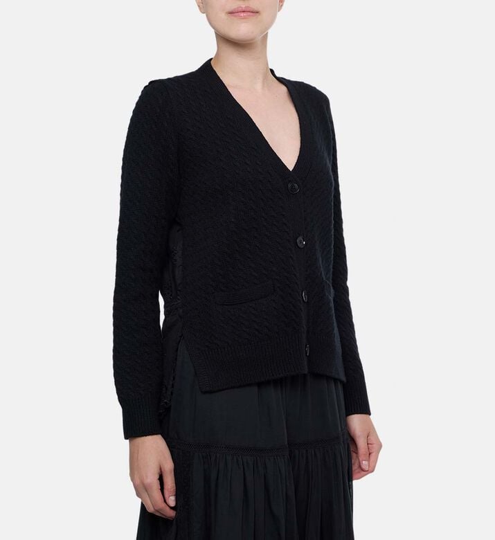 Sea NY Shanna Knitted Cardigan, Model View