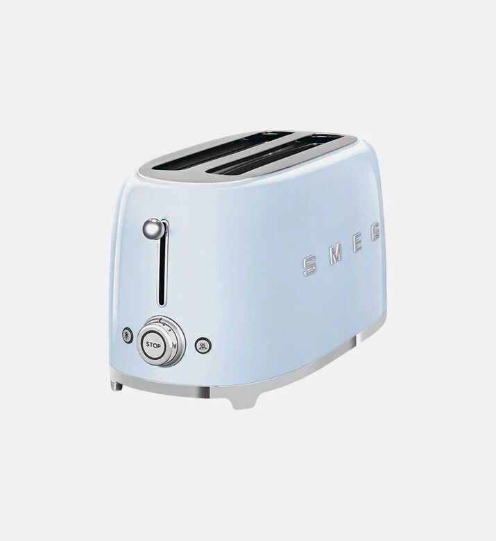 Smeg 50s Style 4-slice Toaster, Light-blue, Packshot View