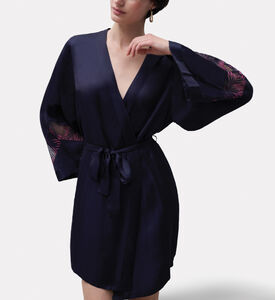 Chantelle Satin Kimono Robe, Model View