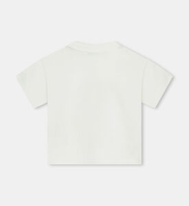 تيشيرت جيرسيه بطبعة لوغو أزهار