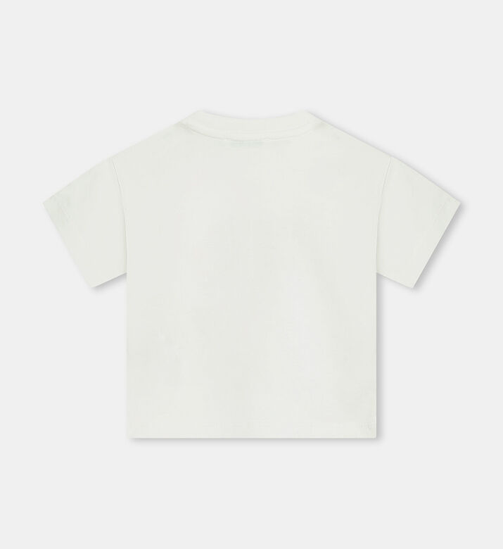 تيشيرت جيرسيه بطبعة لوغو أزهار تيشيرت جيرسيه بطبعة لوغو أزهار