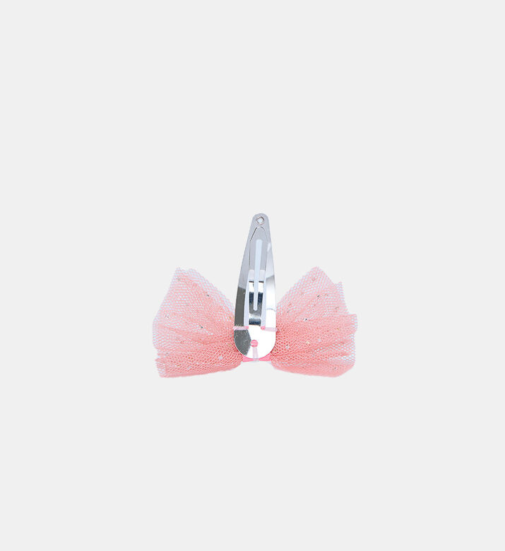 Star-design Tulle Bow Clip