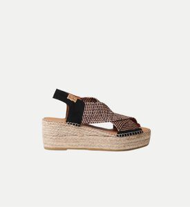 Toni Pons Masai Cotton Blend Raffia Striped Mid-wedge Espadrille, Packshot View