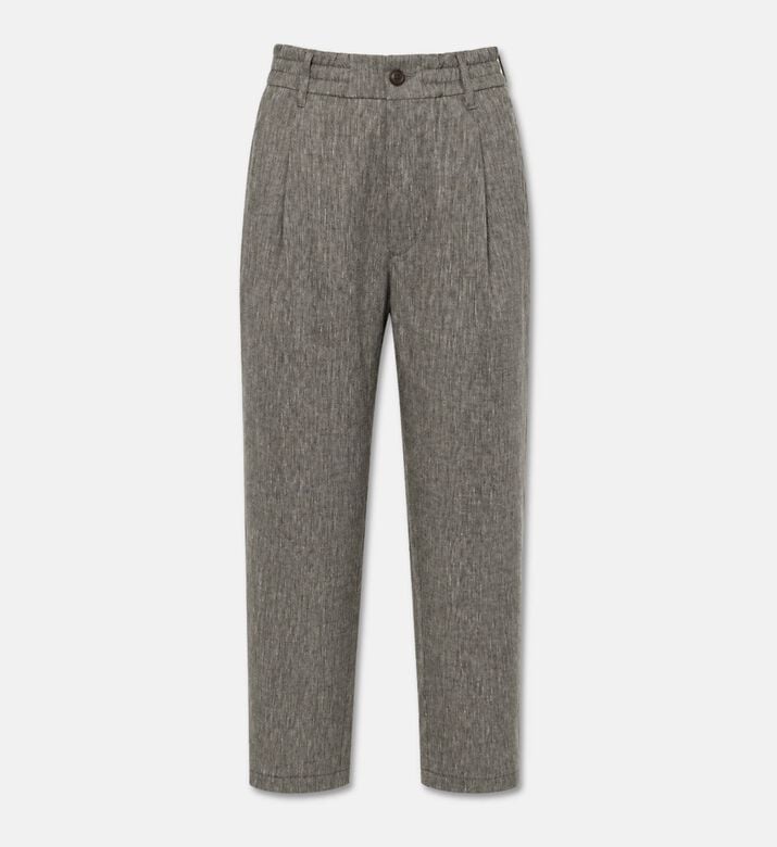 Drykorn Pleats Detail Regular-fit Pants, Olive, 33-32, Packshot View