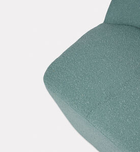 Home Deco and More Pettal Lounge Chair, Green, Packshot View