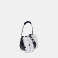 Calf Leather Trimmed Ring Pouch