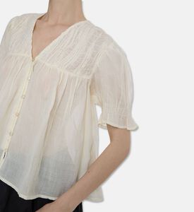 Sea NY Round Neck Sleeveless Top, Model View