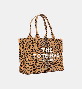 The Cheetah Canvas Large Tote Bag The Cheetah Canvas Large Tote Bag