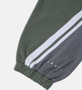 Cotton Two-tone Logo Sweatpants