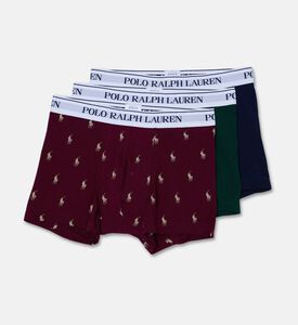 Ralph Lauren Logo-waistband 3-pack Boxer Briefs Set, Packshot View