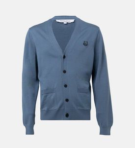 Bold Fox Head Patch Regular-fit Cardigan