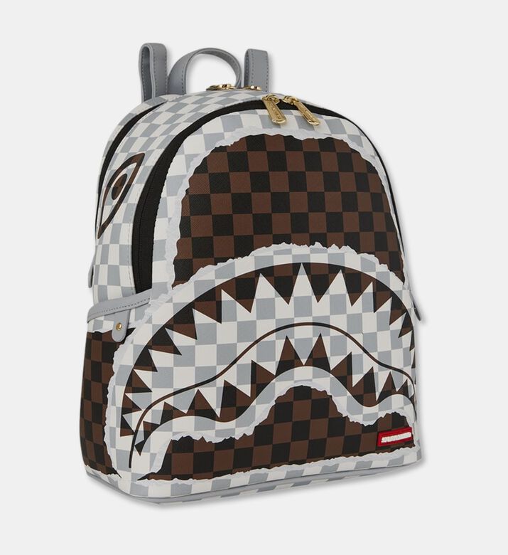 Sprayground Tear Check Pattern Oversized Backpack, Packshot View
