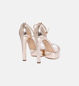 Metallic Platform Sandals