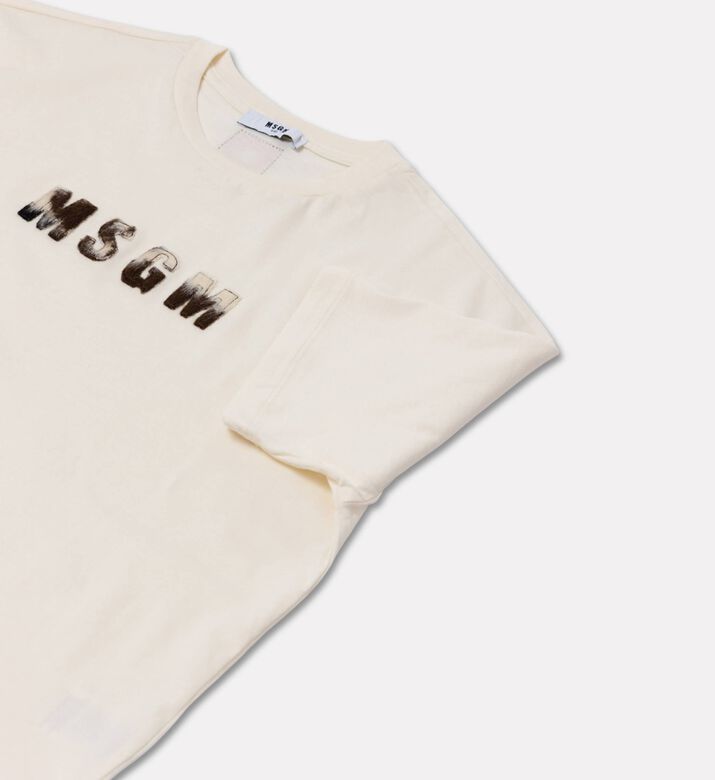 MSGM Minimal Logo Crewneck T-shirt, Packshot View