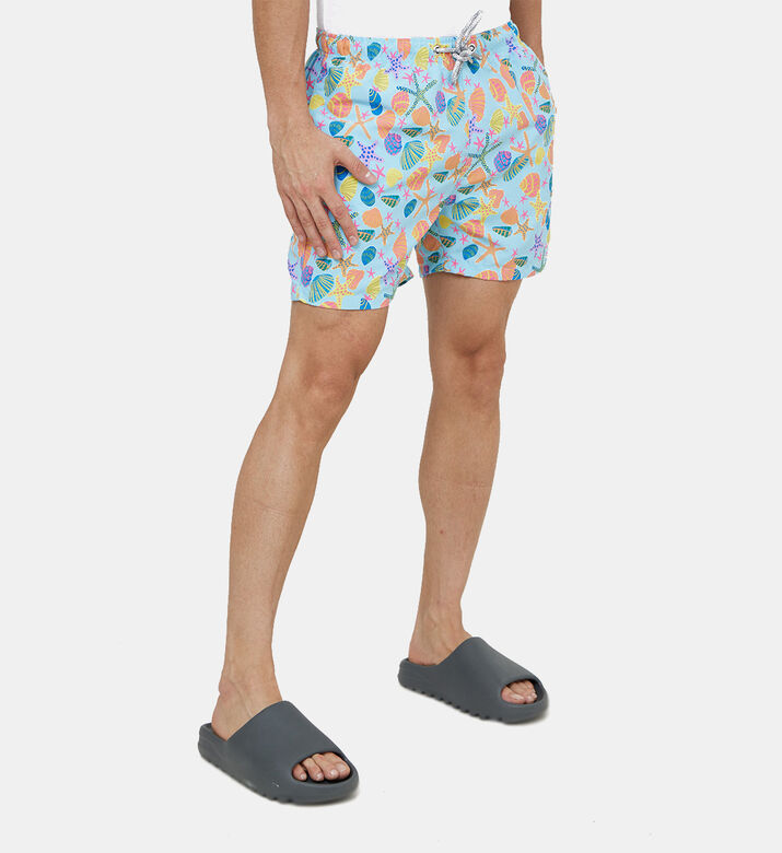 شورت سباحة بطبعة بحر للرجال شورت سباحة بطبعة بحر للرجال