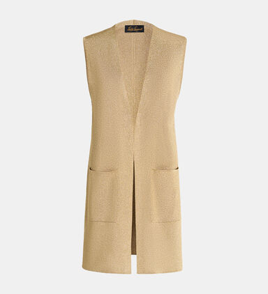 Oversized V-neck Vest