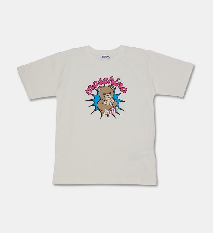 Moschino Kids Popcorn Teddy Maxi T-shirt, Packshot View