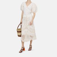 Myra Cotton Puffy Sleeves Top
