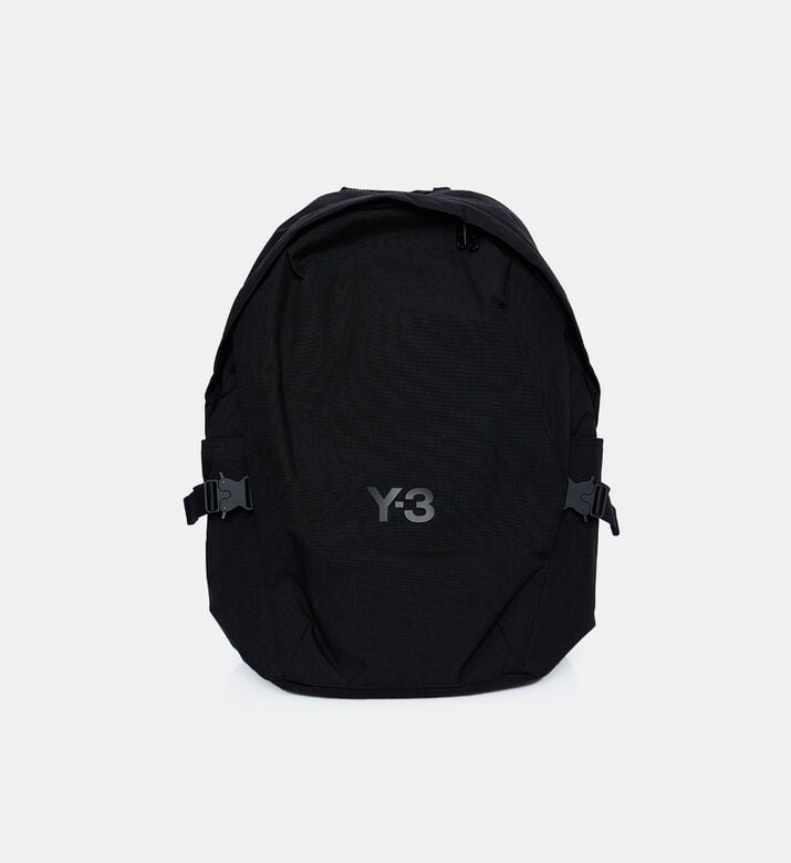 Buckle Closure Logo-print Backpack