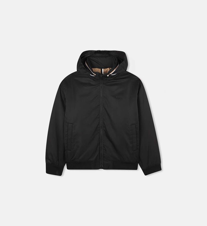 Intergrated Hood Zip-detail Jacket