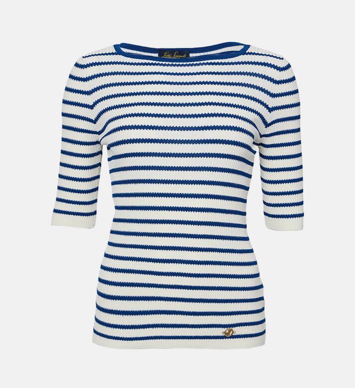 Striped Round-neck Sweater