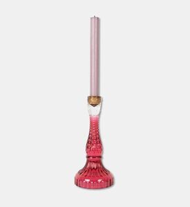 Clayre & Eef Candlestick, Red, 10x22-cm, Packshot View