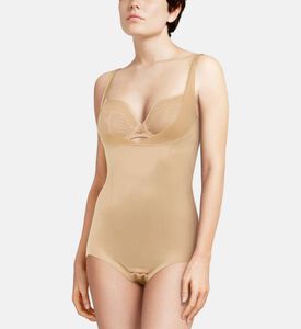 Chantelle Basic Shaping Shapewear Body, Nude, L, Model View Chantelle Basic Shaping Shapewear Body, Nude, L, Model View