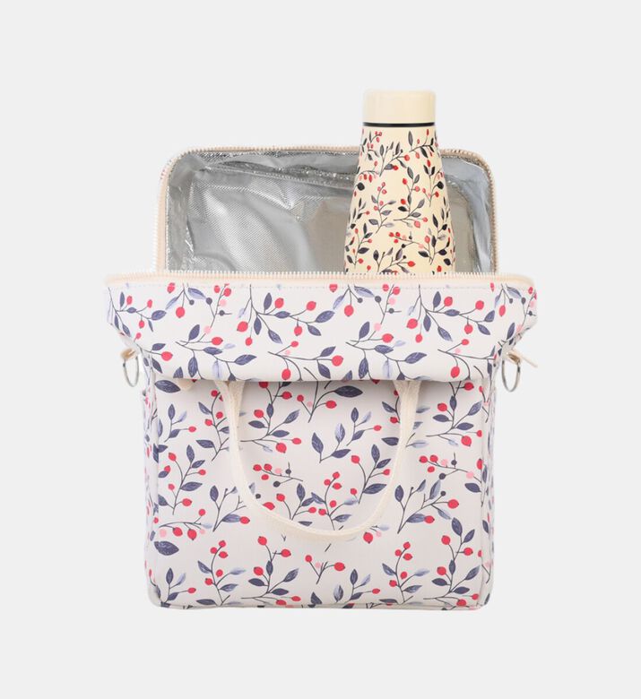 Estia Bloom Beige Insulated Lunch Bag, Packshot View