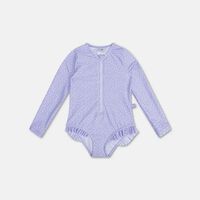 Lila Leopard-print Rashguard