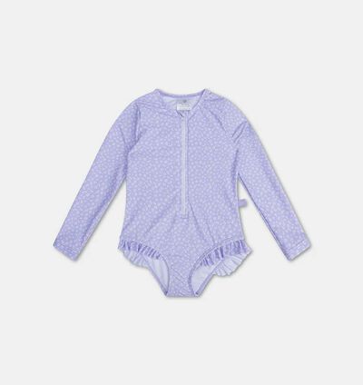 Lila Leopard-print Rashguard