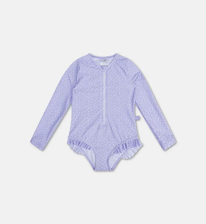 Lila Leopard-print Rashguard