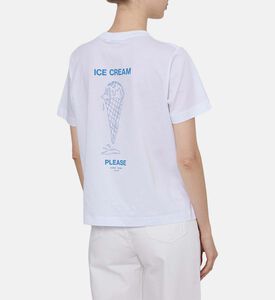 تيشيرت ساكامينو مطبوع بقصة عادية