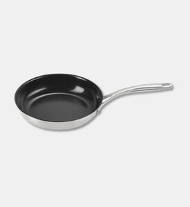 Le Creuset Ceramic Non-stick Frying Pan, Black, 24-cm, Packshot View