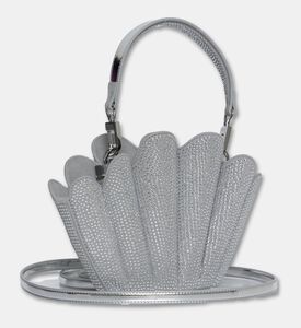 Mlouye Micro Seashell Metallic Bag, Crystal-clear, Packshot View