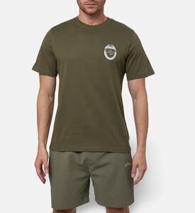 Les Deux Logo-embroidery Straight Hem T-shirt, Model View