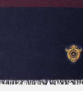 وشاح مخطط من صوف الرجبي التراثي