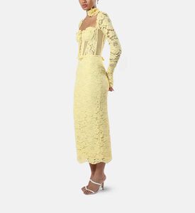 Dantelle Choker Corset Midi Dress Dantelle Choker Corset Midi Dress