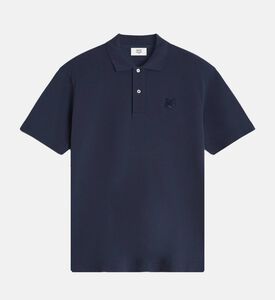 قميص بولو مريح بنقشة رأس الثعلب جريئة