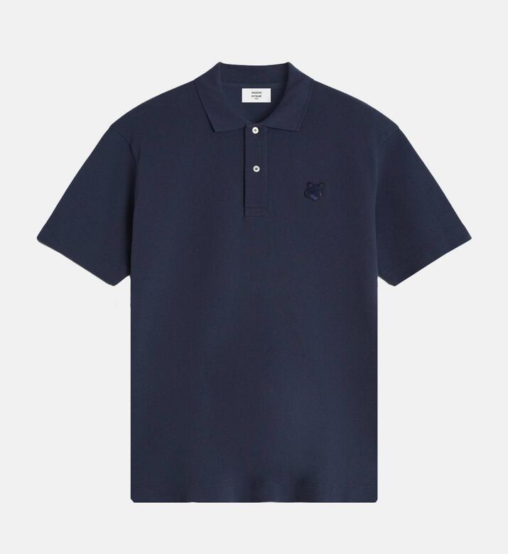 قميص بولو مريح بنقشة رأس الثعلب جريئة