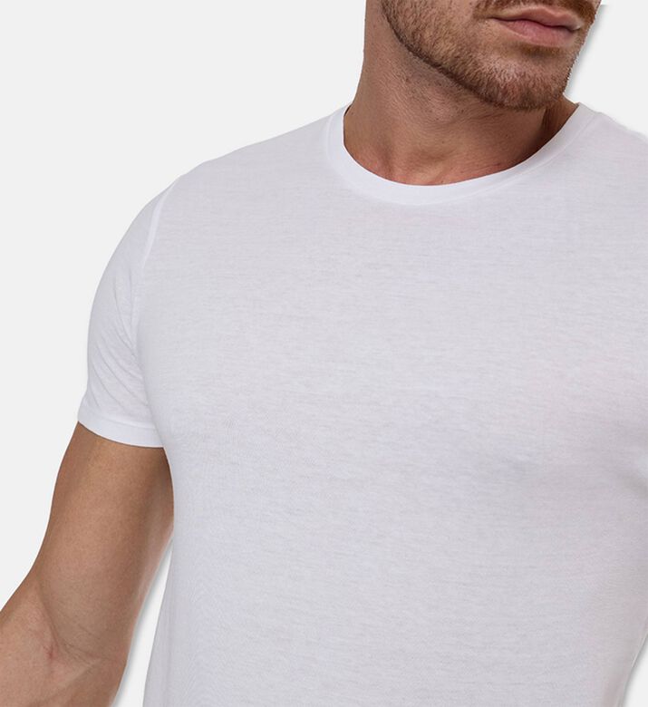 Galeries Lafayette Ts Mc Sishron, White, L, Model View