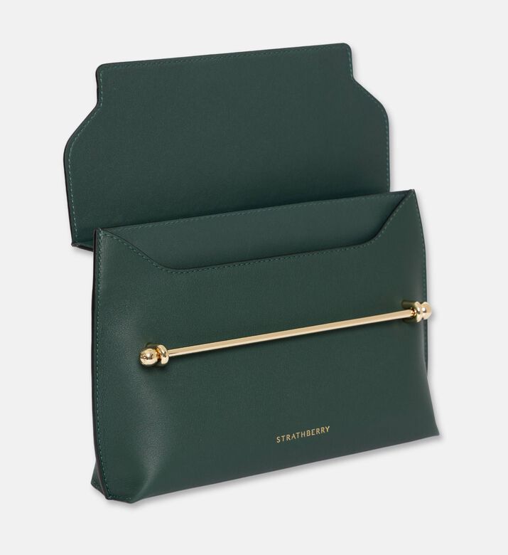 Strathberry Stylist Leather Crossbody Bag, Green, Packshot View