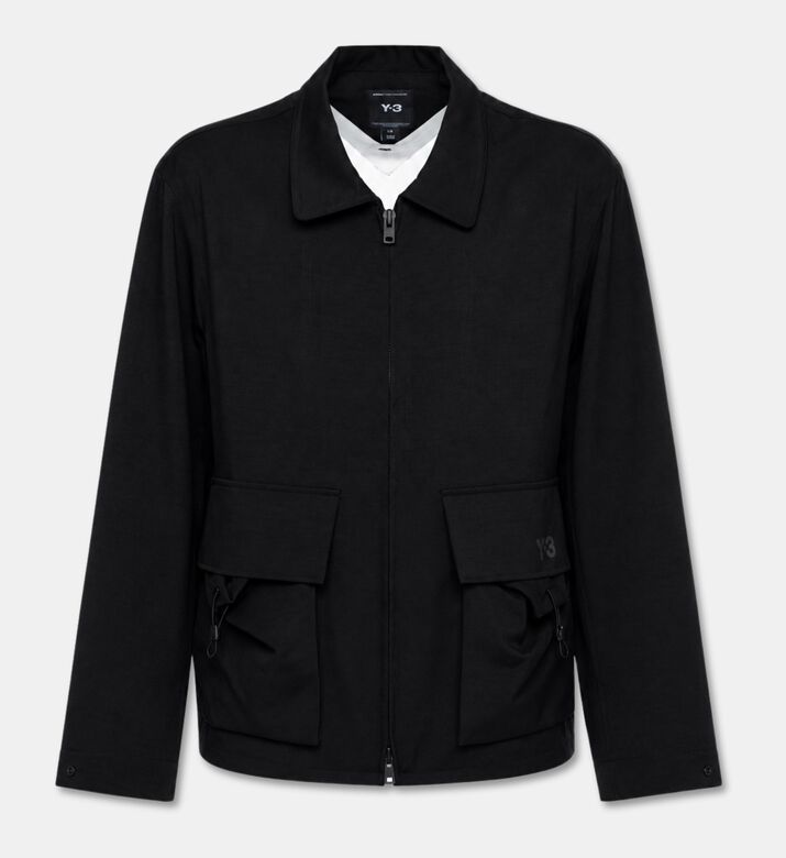 Y-3 Flap Pockets Zip Fastening Shirt, Packshot View