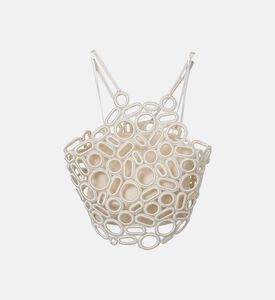 بلوزة أمير قصيرة بياقة ملتفة حول الرقبة