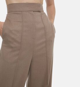 Source Unknown High-waisted Regular-fit Pant, Beige, L, Model View