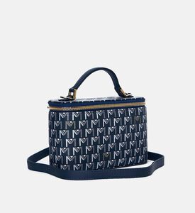 حقيبة كتف كوليت بشكل صندوق بطبعة لوغو الماركة