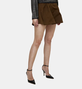 Heavy Cover Cotton Miniskirt